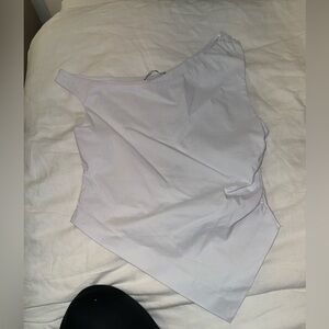 Zara Asymmetrical Bandana Off shoulder top